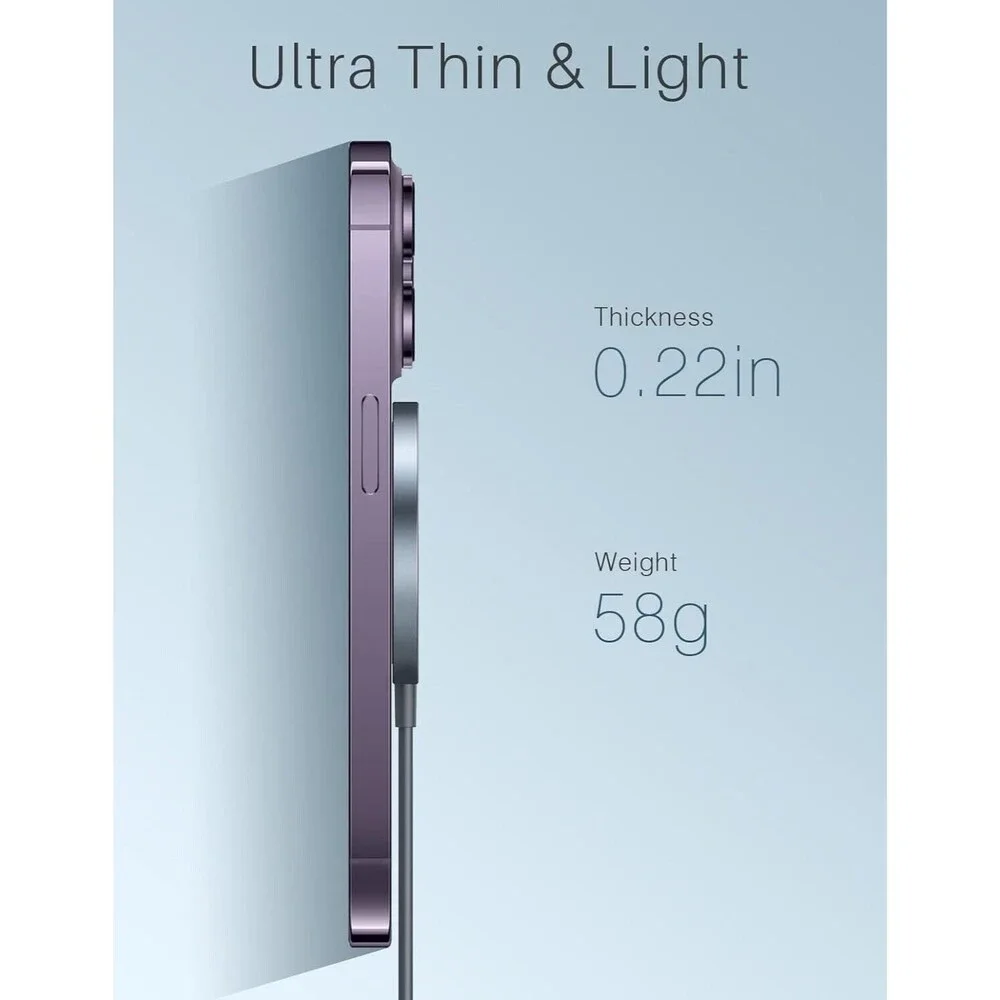 Magnetic Wireless Charger for iPhone 15 Pro Max/15 Pro/15 Plus/15/14 Pro Max/...